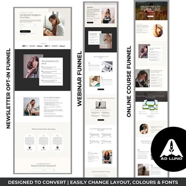 35+ High Converting Landing Page Templates - Image 2